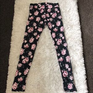 Floral Print Leggings